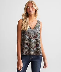 Flowy Sequin Tank Top