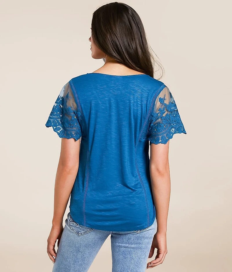 Lace Trim Top