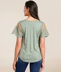 Lace Trim Top