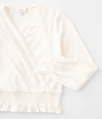 Girls - Slub Smocked Top