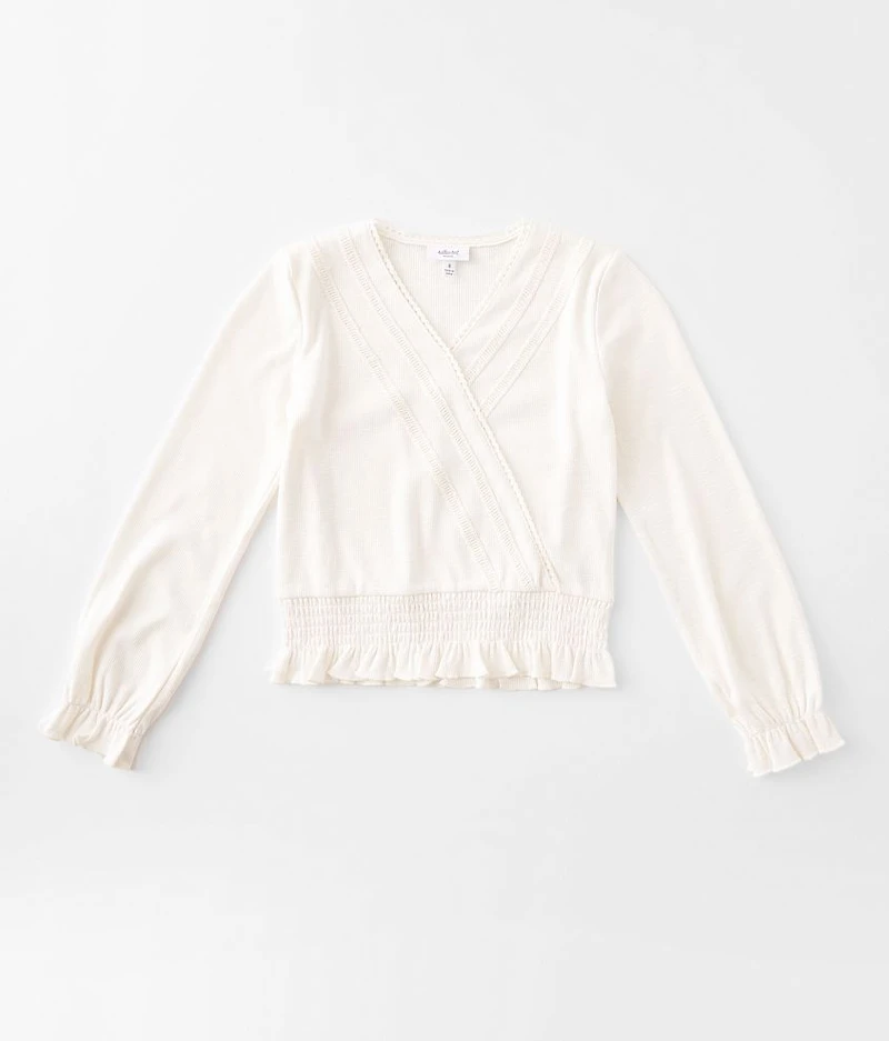 Girls - Slub Smocked Top