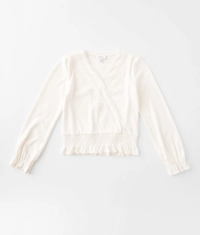 Girls - Slub Smocked Top