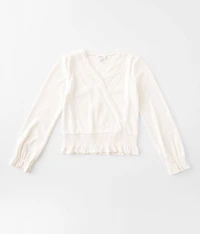 Girls - Slub Smocked Top