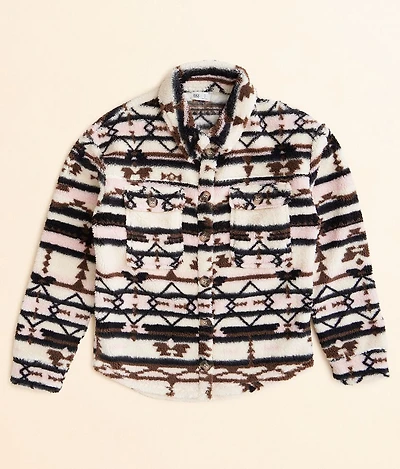 Girls - Southwestern Fleece Shacket