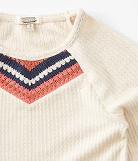 Girls - Waffle Knit Top