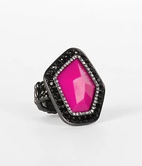 Neon Chunky Stone Ring