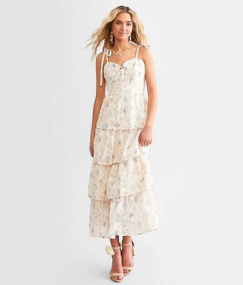 Tiered Midi Dress