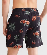 Reaper Shark Stretch Swim Trunks