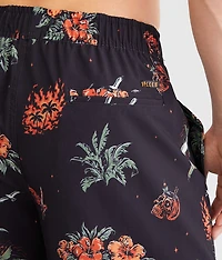 Reaper Shark Stretch Swim Trunks