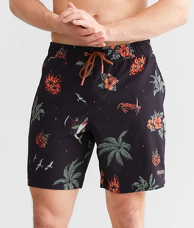 Reaper Shark Stretch Swim Trunks