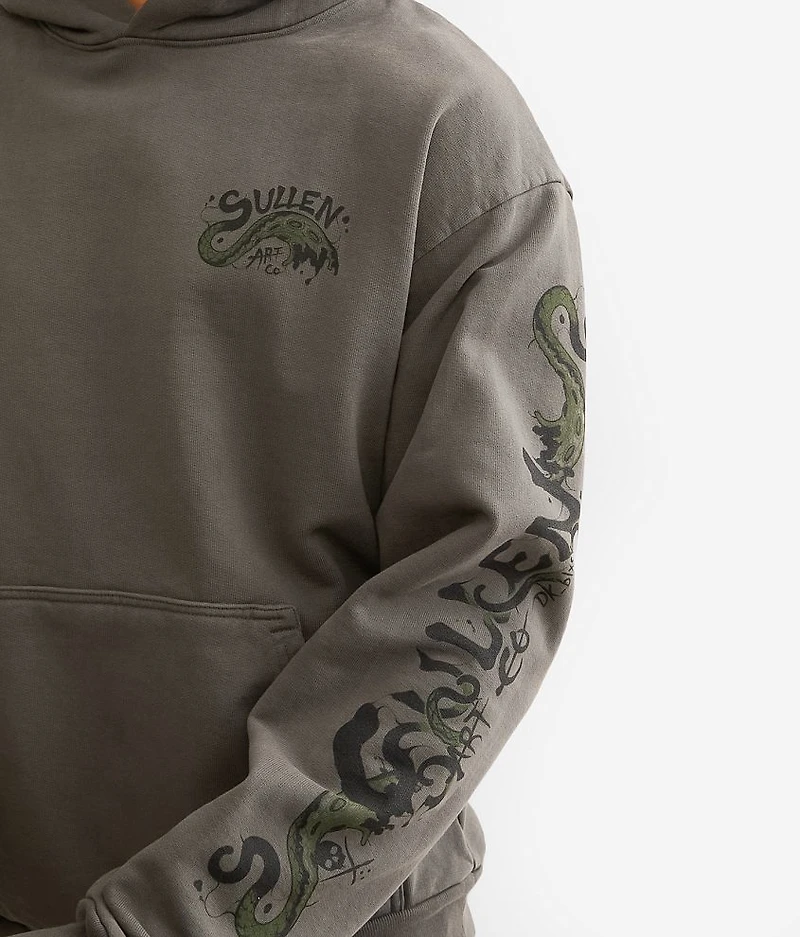 Black Octopus Hooded Sweatshirt