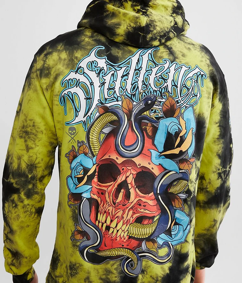 Red Skull Hooded Sweatshirt