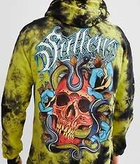 Red Skull Hooded Sweatshirt