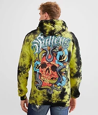 Red Skull Hooded Sweatshirt