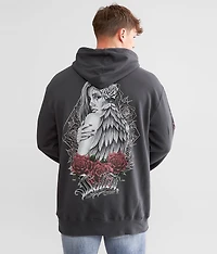 Rose Angel Hooded Sweatshirt
