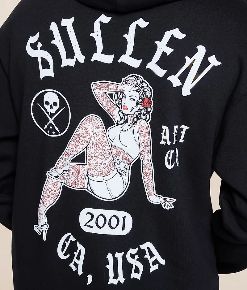 Cali Pin-Up Hooded Sweatshirt