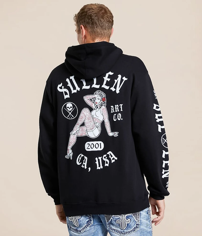 Cali Pin-Up Hooded Sweatshirt