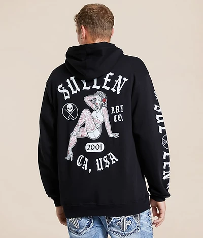 Cali Pin-Up Hooded Sweatshirt