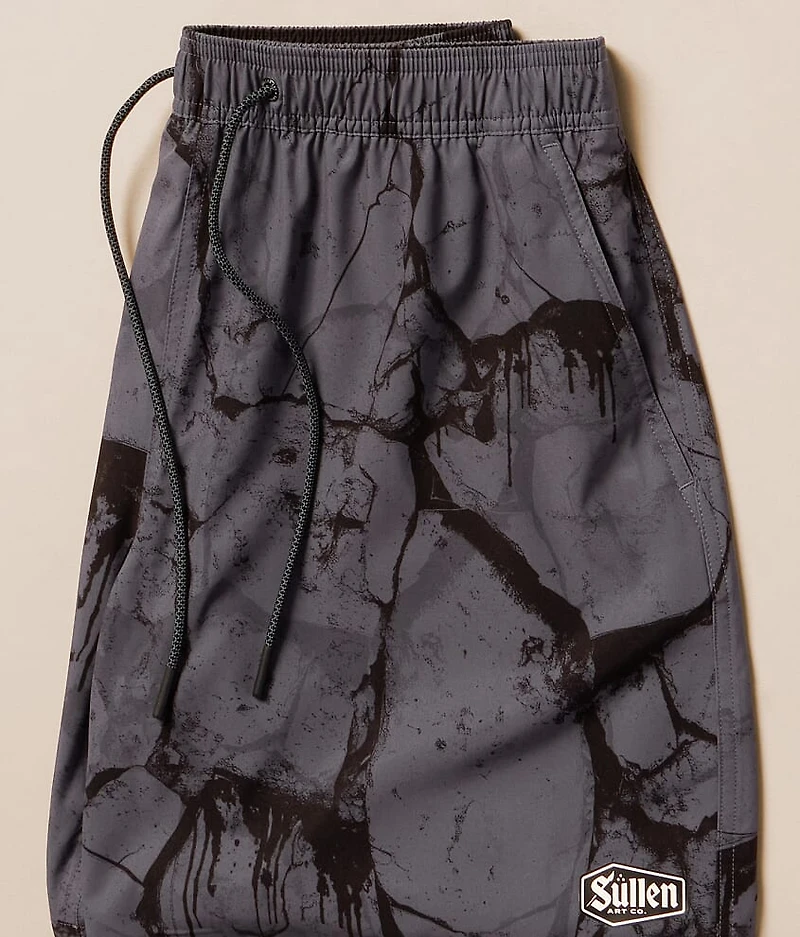 Cracked Stretch Swim Trunks