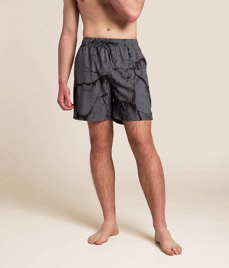 Cracked Stretch Swim Trunks