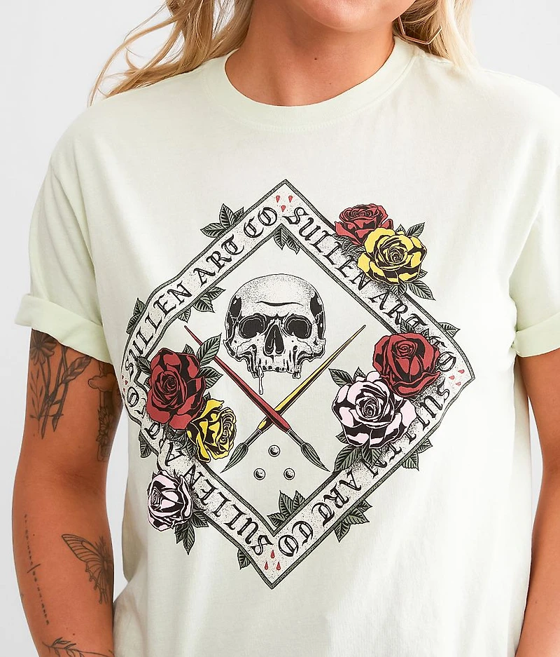 Angels Floral Badge T-Shirt