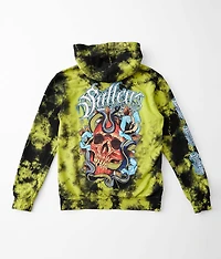 Boys - Red Skull Hooded Sweatshirt