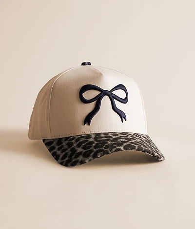 Leopard Bow Hat
