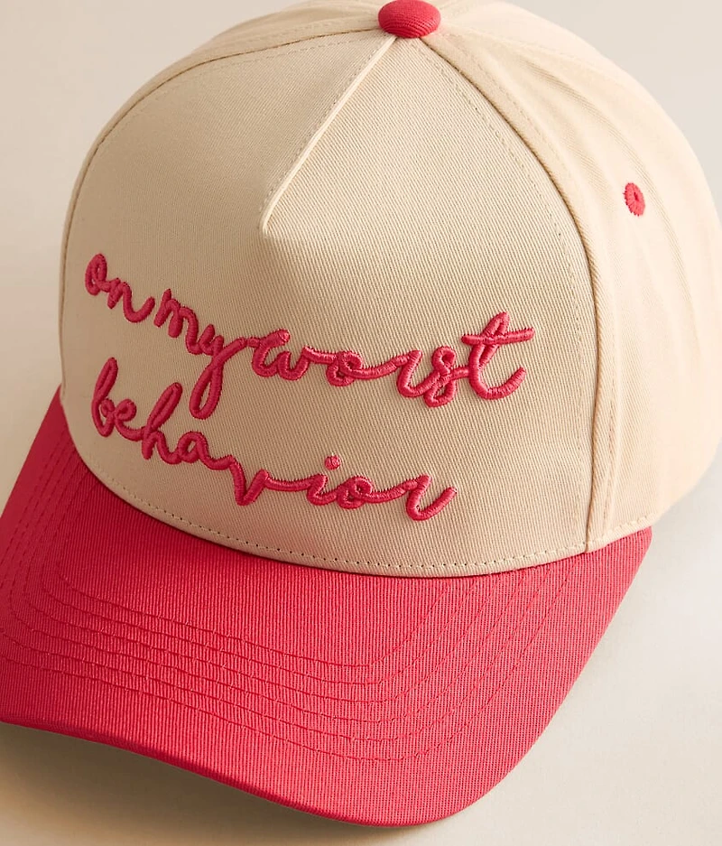 On My Worst Behavior Hat