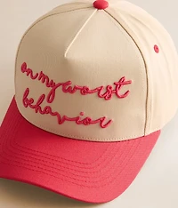 On My Worst Behavior Hat