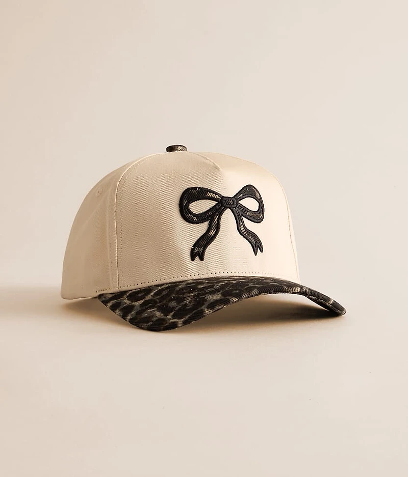 Leopard Bow Hat
