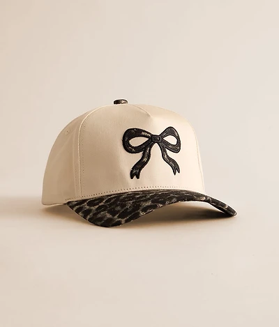 Leopard Bow Hat