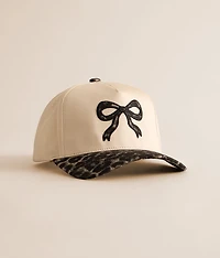 Leopard Bow Hat