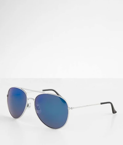 Mirror Aviator Sunglasses