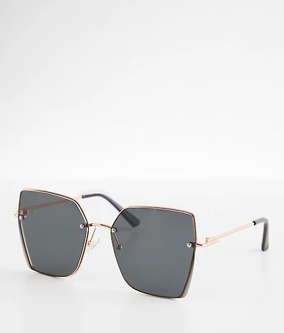 Studded Square Sunglasses