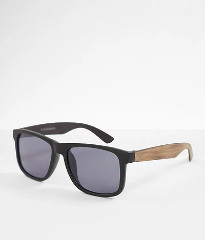 Textured Woodgrain Sunglasses