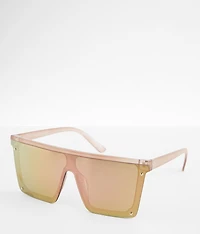 Mirrored Shield Sunglasses