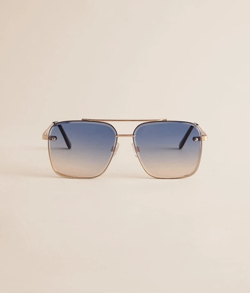 Gradient Aviator Sunglasses