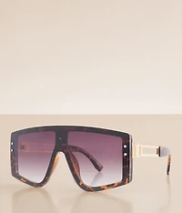 BKE Tort Shield Sunglasses