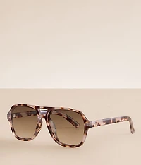 Tort Aviator Sunglasses