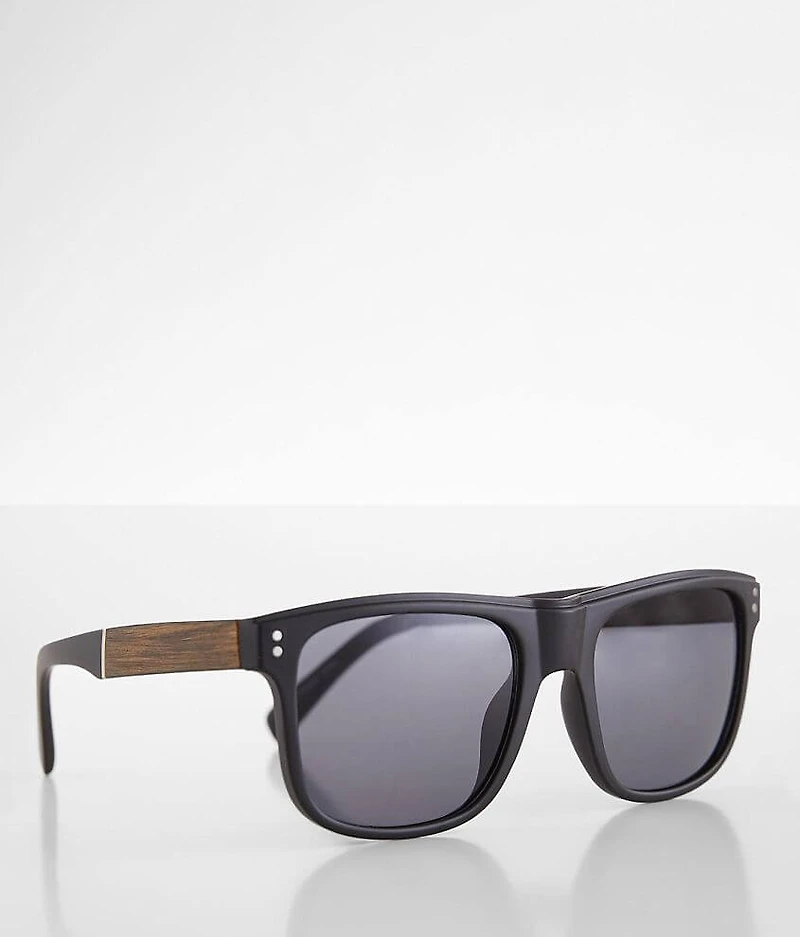 Two Tone Woodgrain Sunglasses
