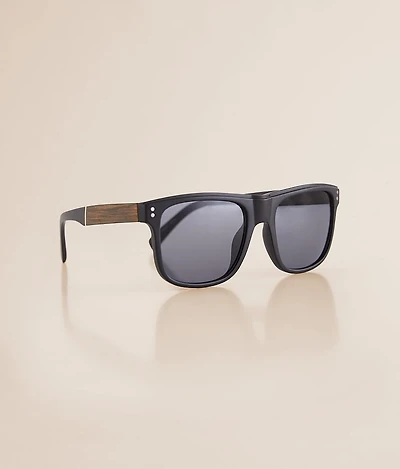 Two Tone Woodgrain Sunglasses