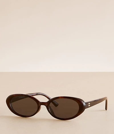 Tort Oval Sunglasses