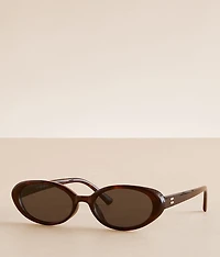 Tort Oval Sunglasses