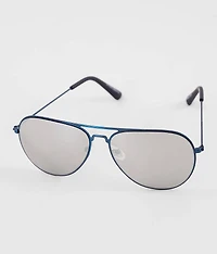 Smoke Lens Aviator Sunglasses