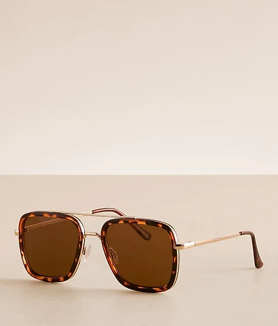 Tort Aviator Sunglasses
