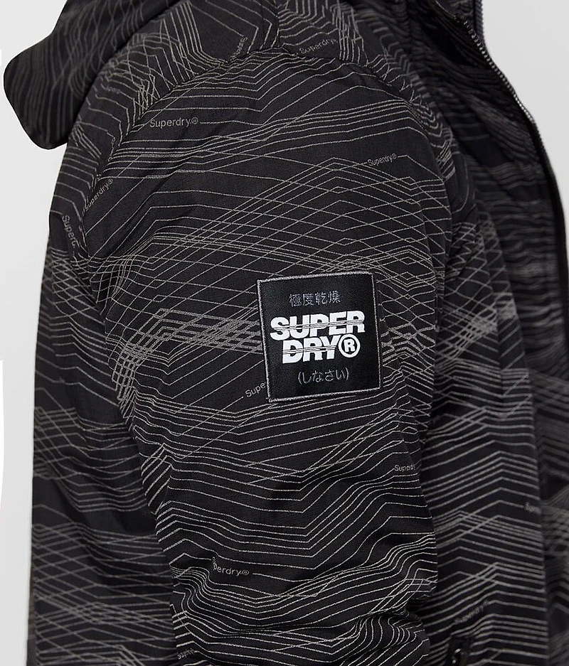 SuperDry® Arctic Print Hooded Jacket