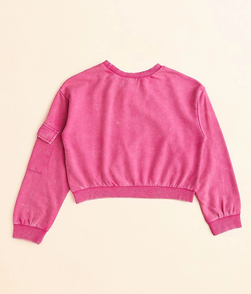 Girls - Cargo Sleeve Pullover