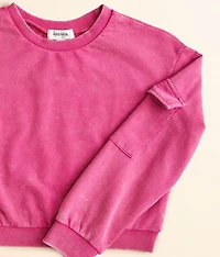 Girls - Cargo Sleeve Pullover