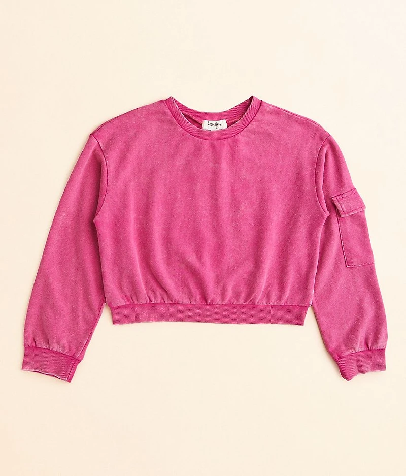 Girls - Cargo Sleeve Pullover