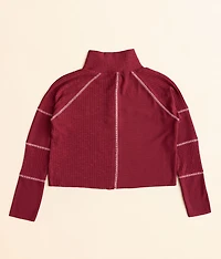 Girls - Pieced Thermal Henley